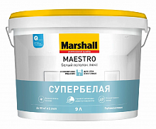 Краска Masterline Maestro Белый Потолок Люкс глубоко-матовая 9 л (063652) арт. 50036021