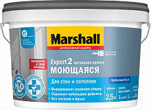 Краска Masterline Export 2 глубоко-матовая латексная BW 2,5л (002664) арт. 50036072 