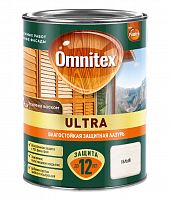 Влагостойкая лазурь Omnitex Ultra Белый 0,9л арт. 50035857