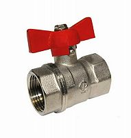 Кран шаровой 3/4'' вн/вн бабочка 11б27п1 Стандарт 230 ГАЛЛОП/PN 40