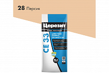 Затирка Церезит СЕ 33, цвет персик 28, 2кг (00-00005136)