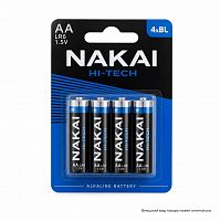 Батарейка АА LR 6 NAKAI Hi-Tech 4xBL (уп. 4 шт.)