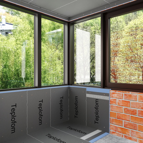 Конструкционная панель TEPLOFOM 2500*600*80 ХPS (односторонний слой) фото 6