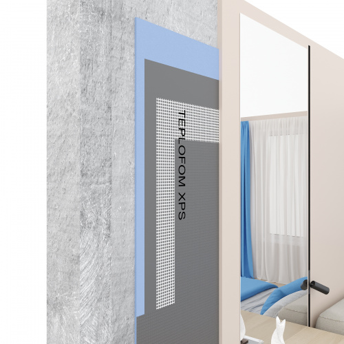 Конструкционная панель TEPLOFOM 2500*600*80 ХPS (односторонний слой) фото 10