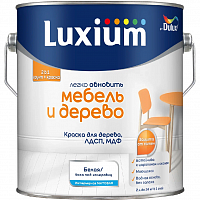 Краска Luxium Мебель и Дерево мат BW 2л (086571) арт. 50034848
