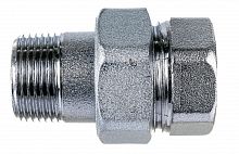 Прямой трехсоставной фитинг 3/4" (ВР-американка) FAR