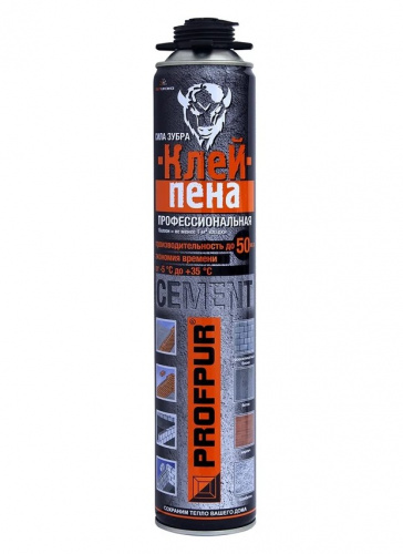 Клей-пена Profpur Cement 850мл (083394)