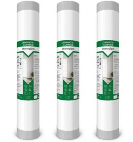 Стеклохолст маляр.Danogips 35г/м2 50м(9) Стеклохолст маляр.Danogips 35г/м2 50м(9)