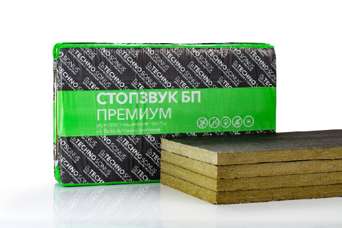Плита СтопЗвук БП Премиум 1,2м*0,6м*50мм (4шт/2,88м2) (077523)