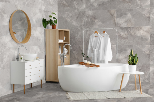 GT120608506MCR Керамогранит Twist_GT светло-сер. 60x120 карвинг _ 1\46,08 фото 2