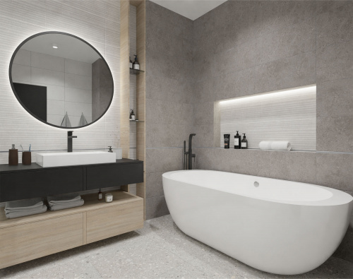 GT159VG Плитка облиц. Sparkle Светл. сер. 30x60 _рельеф_ 1\58,32 фото 2