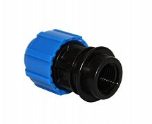 Муфта переход. ПЭ с внутр. труб. резьбой 40х1 1/2''  (обж.) ТПК-АКВА