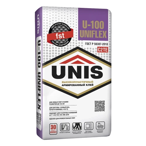 Юнис UNIFLEX U-100 клей эластичный 25 кг (00-00016324)