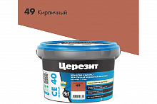Затирка Церезит СЕ 40 Премиум, цвет кирпичный 49, 2кг (081165)
