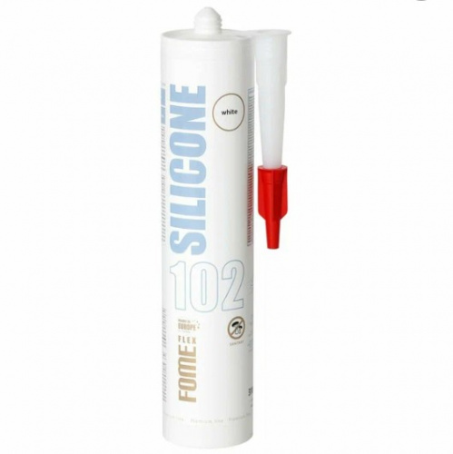 Герметик силиконовый FOME FLEX SANITARY SILICON 102, прозрачный, 310ml