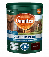 Пропитка-антисептик Omnitex Classic Plus 3в1 Палисандр 0,9л (00-00016619) арт. 50035708