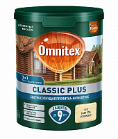 Пропитка-антисептик Omnitex Classic Plus 3в1 CLR (база под колеровку) 0,9л (00-00016611) арт. 50035618