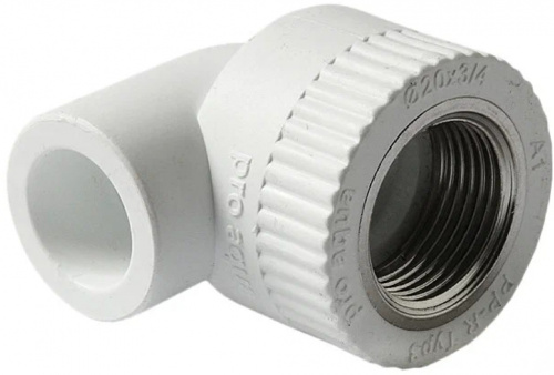 Уголок комб. нар 25х3/4'' PRO AQUA БЕЛЫЙ