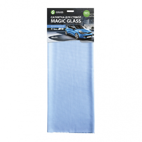 Салфетка микрофибра для стекла Мagic Glass 40х50см GRASS (1 шт)