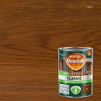 Защитно-декоративная пропитка Omnitex Classic S Тик 0,9л арт. 50037217