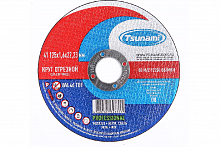 Диск отрезной по металлу + нерж. сталь TSUNAMI PROFESSIONAL 125х1,6х22 WA 46 T BF 80