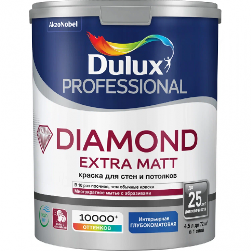 Краска Luxium Professional Diamond Extra Matt глубоко-матовая BW 4,5л (00-00017544) арт. 50034525
