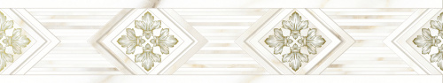 10200000102 Бордюр кер. Calacatta Gold GT _ 7,5*40 _ 1 \20