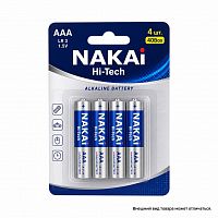 Батарейка ААА LR 3 NAKAI Hi-Tech б/б 4S 40Box (уп. 4 шт.)