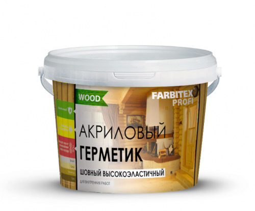 Герметик акриловый шовный сосна (24кг) FARBITEX ПРОФИ WOOD (00-00003922)