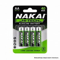 Батарейка АА LR 6 NAKAI Hi-Tech б/б 4S 40Box (уп. 4 шт.)