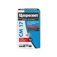 Клей эластичный для любых видов плитки Церезит СМ 17 (25кг) C2TES1 (081070)