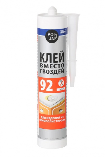 Клей вместо гвоздей POINT 92, для пенополистирола, 280 мл Клей вместо гвоздей POINT 92, для пенополистирола, 280 мл