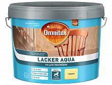 Лак Omnitex Lacker Aqua 70 глянц на водной основе 9л арт. 50035141